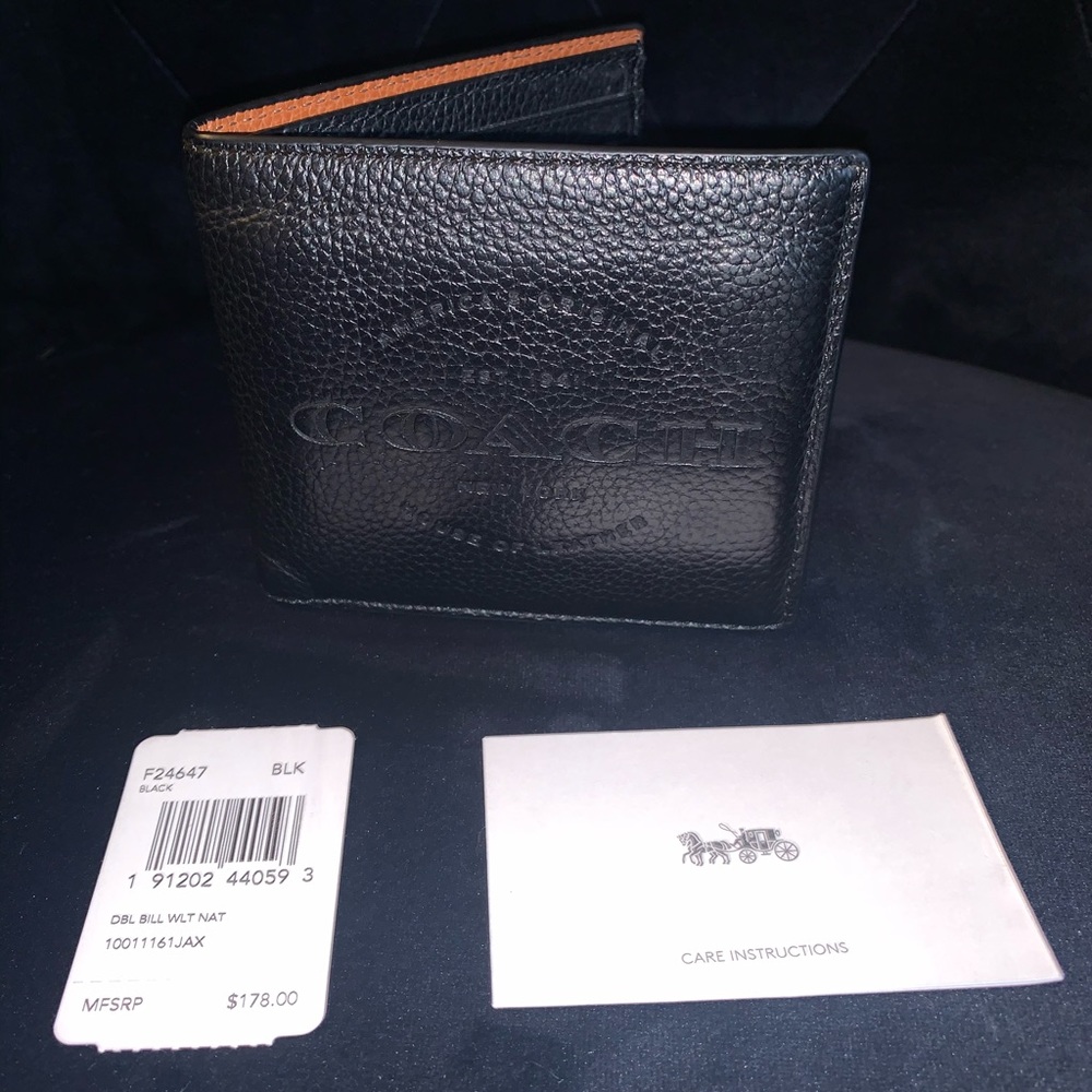 Men’s Bifold Coach Wallet